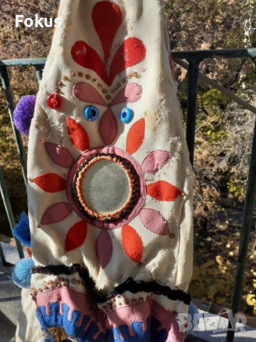 Стара кукерска маска, снимка 4 - Антикварни и старинни предмети - 53291582