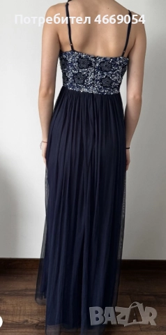 Нова официална синя рокля, снимка 2 - Рокли - 52882298