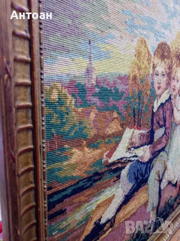 Гоблен - Децата Боудън , снимка 3 - Антикварни и старинни предмети - 48656641