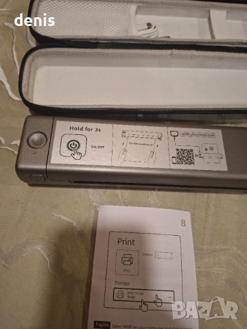 Преносим блутут термичен принтер, снимка 3 - Принтери, копири, скенери - 52739840