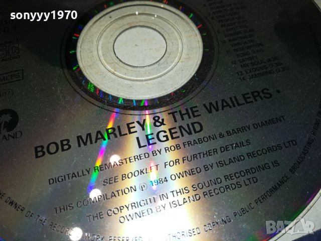 BOB MARLEY CD 1908231934, снимка 9 - CD дискове - 41905695