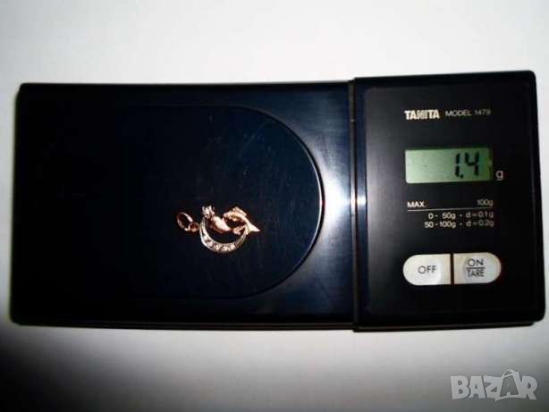 Руска златна висулка - зодия риби, снимка 8 - Колиета, медальони, синджири - 42168434