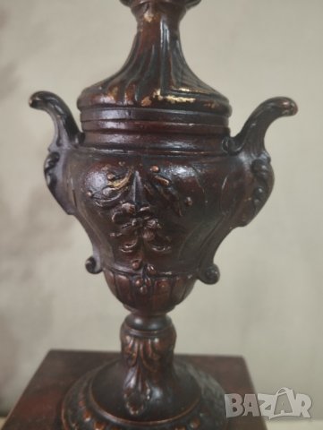 Два барокови свещници комплект, снимка 3 - Други ценни предмети - 44506802