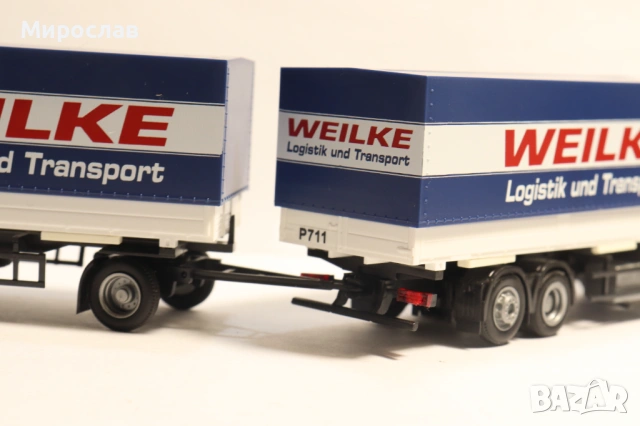 AWM H0 1/87 MAN TIR ВЛЕКАЧ КАМИОН МОДЕЛ КОЛИЧКА, снимка 7 - Колекции - 53385312