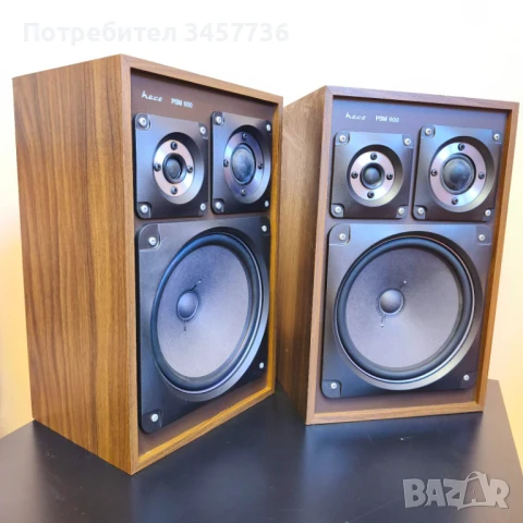 Немски Тонколони Heco PSM 600 Винтидж Трилентови , снимка 1