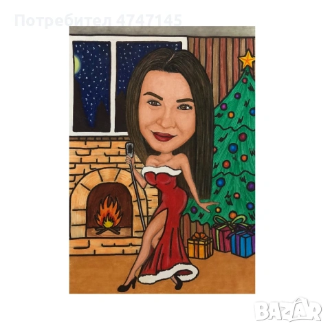 Рисувам карикатури шарж персонализиран подарък за всеки повод, снимка 14 - Други - 53637872