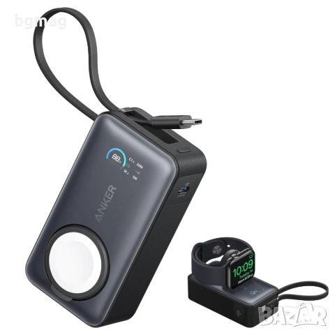 Anker MagGo за Apple Watch 35W външна USB-C батерия, снимка 2 - Външни батерии - 52083051