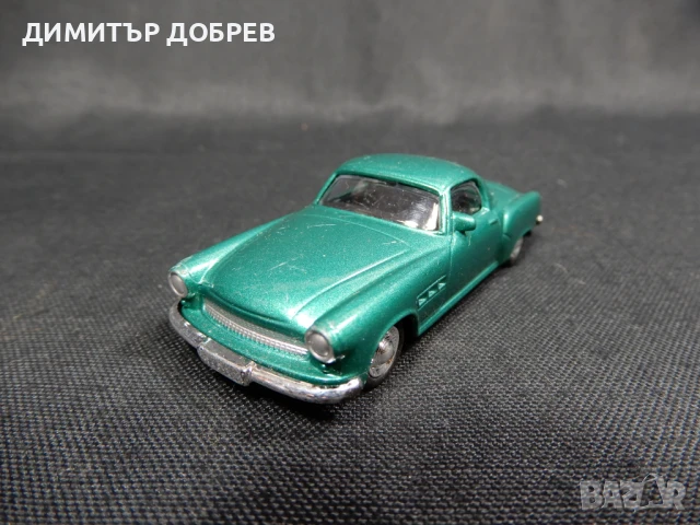 1/64 РЕТРО МЕТАЛНА КОЛИЧКА WARTBURG 313 SPORT COUPE GRELL
