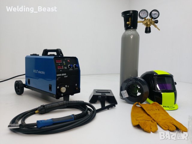 Телоподаващо MIG 250А IGBT VOLT-Electric Пълен Комплект, снимка 1