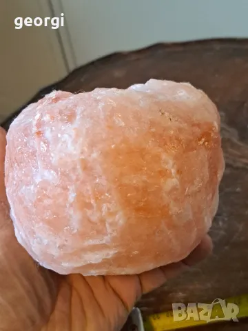 Свещник от хималайска сол 18/4, снимка 5 - Декорация за дома - 49162810