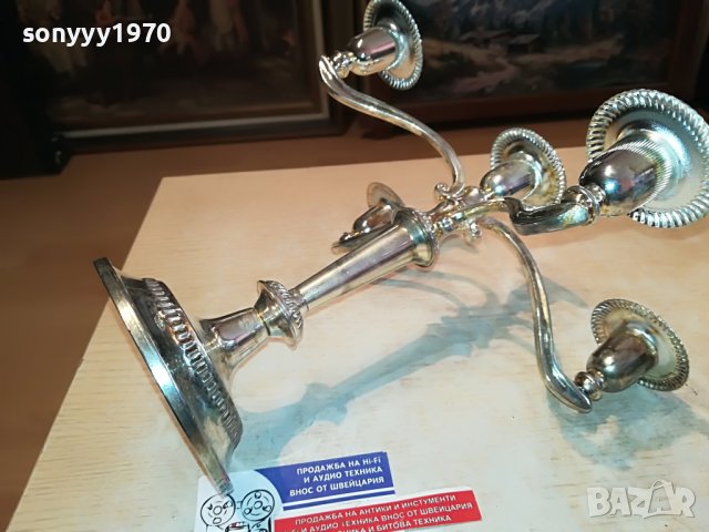 КРАСИВ СВЕЩНИК ОТ ФРАНЦИЯ 2503231913, снимка 11 - Антикварни и старинни предмети - 40134132