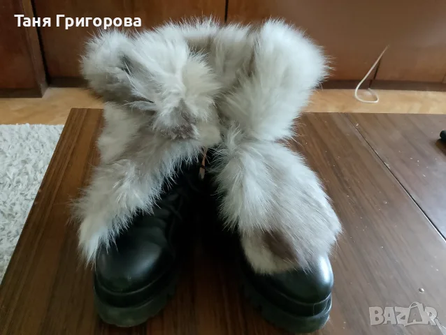 Дамски боти естествена кожа естествен косъм лисица , снимка 4 - Дамски боти - 56040240