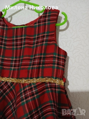 Рокля каре 3г, снимка 2 - Детски рокли и поли - 51775557