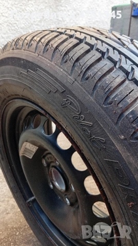 Джанта с гума Патерица VW AUDI 5x112 57.1 195 65 15, снимка 3 - Гуми и джанти - 53838650