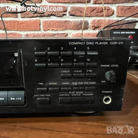 Компакт диск плеър SONY CDP-311, снимка 3 - Други - 52084385