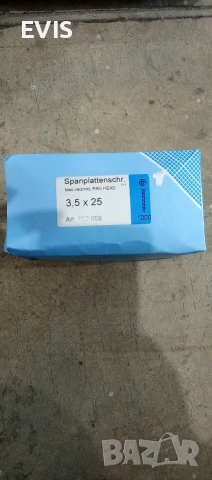 Винтове за ПДЧ (Spanplattenschrauben) 3,5 x 25 мм – 1000 бр. 