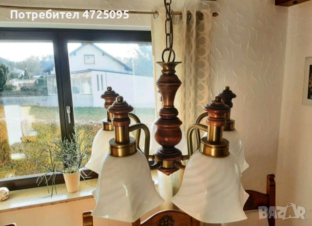 Винтидж полилей, снимка 4 - Полилеи - 53510112