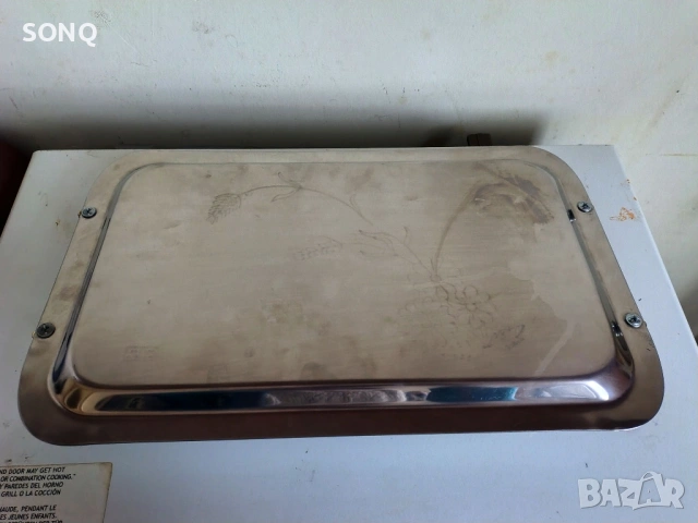 Страхотен Поднос Със Позлата 24К, снимка 6 - Антикварни и старинни предмети - 53456690