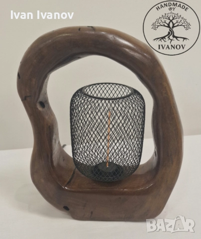 Ръчно изработени лампи от дърво., снимка 15 - Декорация за дома - 52773403