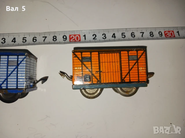 100 годишно влакче , вагони - Германия , PENNY TOY , играчка, снимка 4 - Антикварни и старинни предмети - 50712498