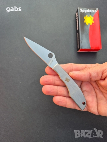 Сгъваем джобен нож Spyderco Grasshopper C138, снимка 8 - Ножове - 52851423