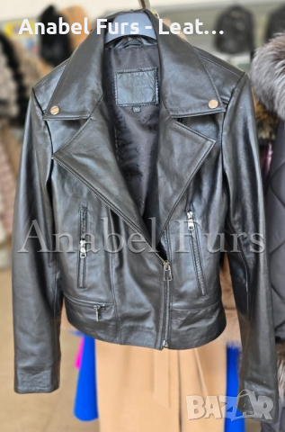 Дамски якета от естествена кожа, снимка 5 - Якета - 44802521