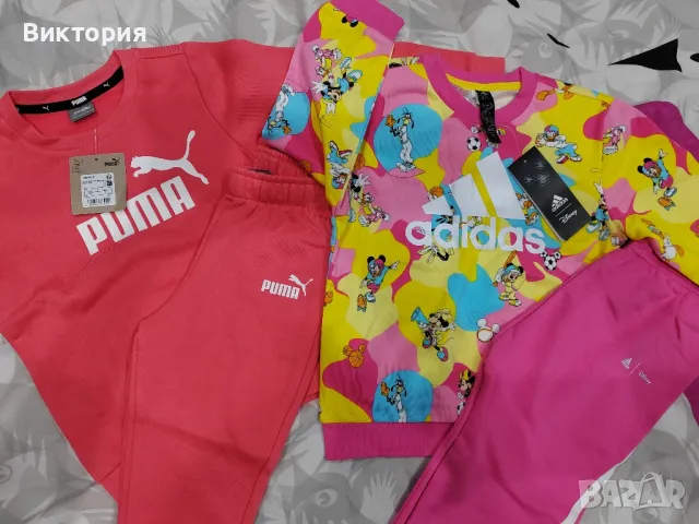 нови екипи адидас и пума за 3-4г. момиче, снимка 6 - Детски анцузи и суичери - 49576470