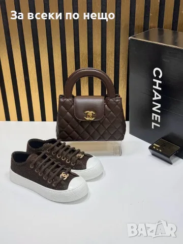 Chanel Дамски Маратонки👟Дамски Спортни Обувки Шанел👟Кецове Код SEM-810, снимка 4 - Маратонки - 56129714