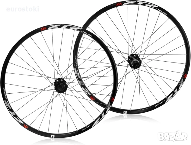 Комплект колела за планински велосипед ZTZ 29", ултралеки 32H алуминиеви джанти с висока якост