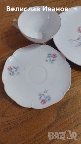 🇩🇪BAVARIA QUALITATZ🇩🇪 Немски порцелан Троен сет, снимка 2 - Сервизи - 44279875