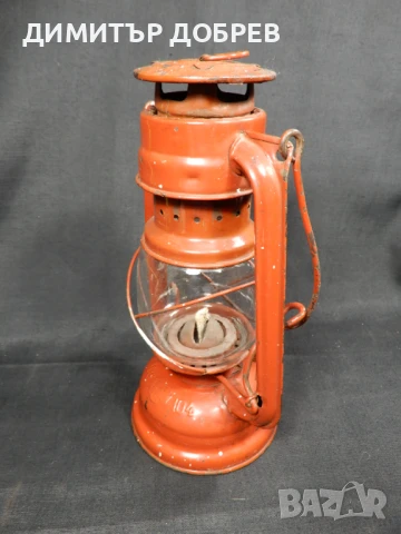 СТАР РЕТРО ВЕТРОУПОРЕН ФЕНЕР ГАЗЕНА ЛАМПА METALOGLOBUS Nr104 ROMANIA, снимка 2 - Антикварни и старинни предмети - 50484012
