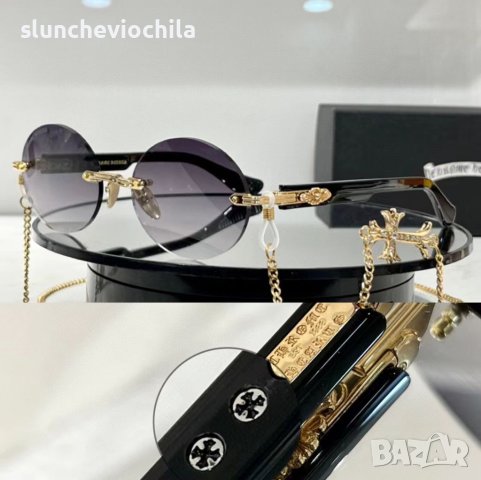 Chrome Hearts Sunglasses DEEP II Gold Deep 2 Deep 1 Слънчеви очила, снимка 16 - Слънчеви и диоптрични очила - 41020397