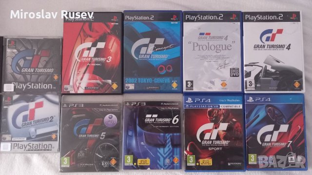 Gran Turismo 1, 2, 3, 4, 5, 6, 7 и още Гран турисмо пълна колекция, снимка 2 - Игри за PlayStation - 37747969