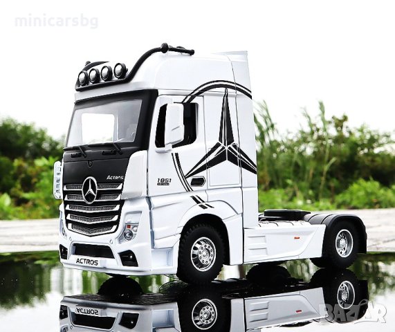 Метални камиони: Mercedes-Benz Actros / Мерцедес-Бенц Актрос , снимка 2 - Колекции - 32062866