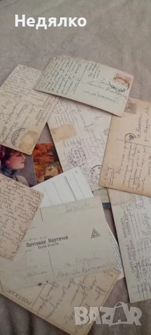 14 стари пощенски картички,1904-24г и албум, снимка 12 - Филателия - 51384105