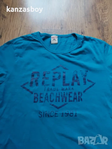Replay - страхотна мъжка тениска КАТО НОВА М, снимка 5 - Тениски - 50925767