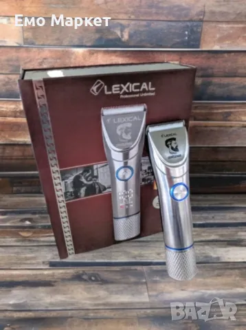 Акумулаторна машина Lexical LHC-5670 за коса и брада, 5W, 2200mAh, LCD дисплей, снимка 8 - Машинки за подстригване - 49394061