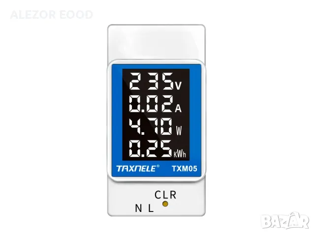 Електромер монофазен 4в1, 100А, 230V, Еднотарифен, KW/h, V, A, Hz 4211
