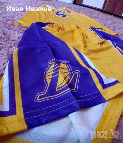 Чисто нов оригинален екип на Los Angelis Lakers - LeBron James