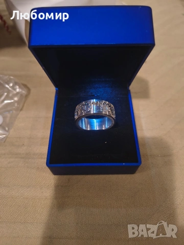 Въртящ се пръстен зъбен венец, неръждаема стомана, удобен декомпресионен пръстен,11 размер , снимка 4 - Пръстени - 53757106