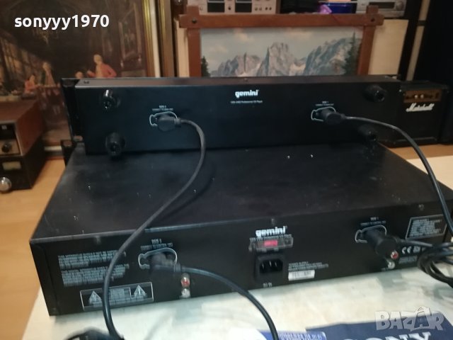 GEMINI X2 CD DJ PLAYER 0209231800LNV, снимка 15 - Ресийвъри, усилватели, смесителни пултове - 42057785