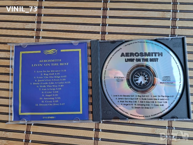 Aerosmith – Livin' On The Best, снимка 2 - CD дискове - 50807578