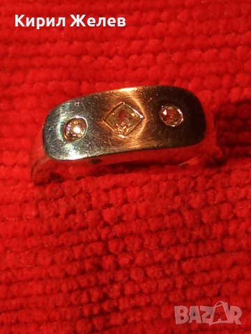 НЕЖЕН и СТИЛЕН с 3 ФАСЕТИРАНИ КАМЪКА ЦИРКОН СРЕБЪРЕН ПРЪСТЕН 925 ПРОБА СРЕБРО АРТ 11920, снимка 11 - Пръстени - 30395836