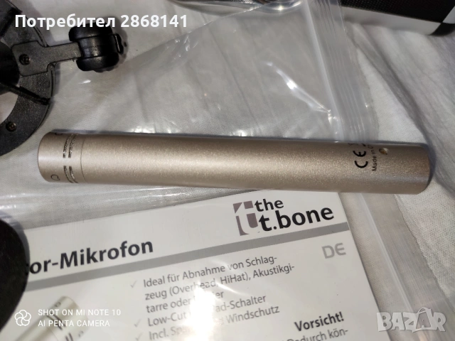 Thomann t.bone SC140 кондензаторен микрофон, снимка 4 - Микрофони - 53417130