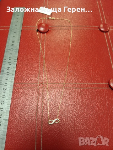 Златно колие 2.04гр.14к, снимка 2 - Колиета, медальони, синджири - 53323776