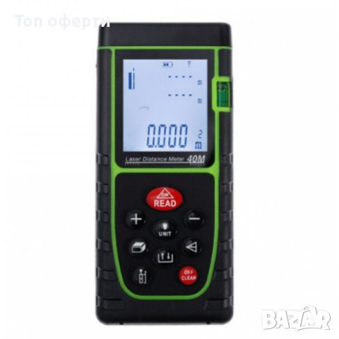 Лазерен дистанциометър за измерване на разстояние, площ или обем 40m., снимка 3 - Друга електроника - 44465590