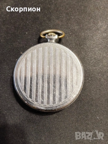 Джобен часовник - Молния - СССР - 18 РУБИНА - АРАБСКИ ЦИФРИ И ЖЪЛТИ СТРЕЛКИ, снимка 11 - Джобни - 48925860