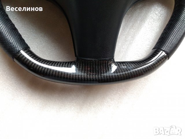 Mercedes W204 W212 C207 E C Мерцедес Спортен Оригинален волан КАРБОН карбонов с еърбег Airbag Carbon, снимка 12 - Части - 39896906