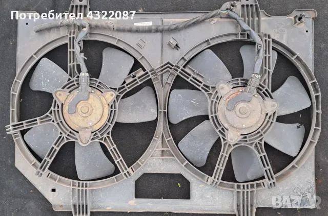 Перка охлаждане NISSAN X-TRAIL Нисан Екс-Трейл 2.5I 165к.с 2003-2007Г