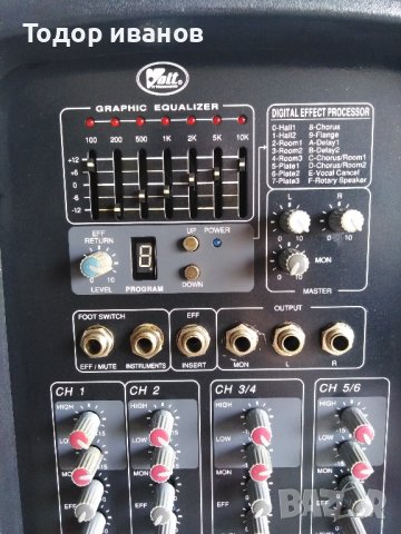 Volt-stereo power mixet, снимка 2 - Ресийвъри, усилватели, смесителни пултове - 42201422